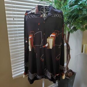 Vintage 70s Touch Of Class Button Down Shirt Size XL